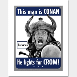 Conan the Barbarian for Crom Posters and Art